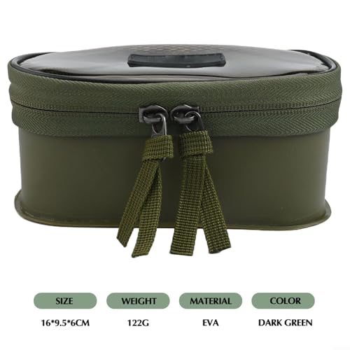 EVA Tackle Box, Thickened Waterproof Hard Case, Fishing Lure Storage Organizer for Anglers Travel Camping Outdoor Gear Accessories