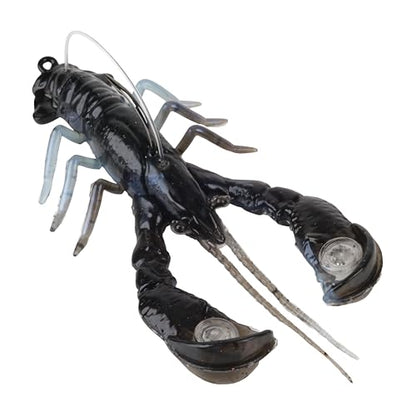 Berkley PowerBait Clatter Craw Fishing Soft Bait - color: Black/Blue