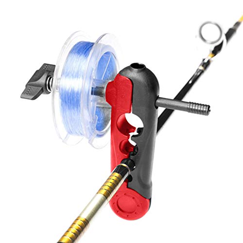 Dioche Fishing Reel Spooler, Fishing Spooler Machine Portable Mini Universal Fishing Line Spooler Reel Winder Fishing Line Spooler Fish Tool Wrapper Accessory