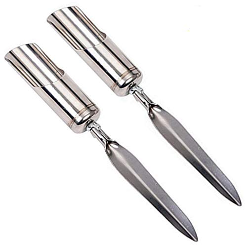 2pcs Folding Fishing Rod Pole Holder Ground Support Stand | Universal Fit Portable & Detachable