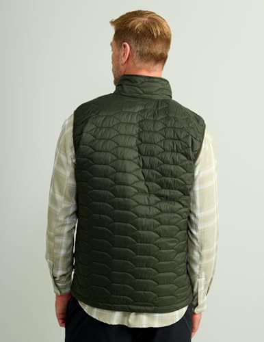 HUK - Men's Scale Vest, DWR Insulated Performance Fishing Vest - color: Cypress Landing, size: Medium