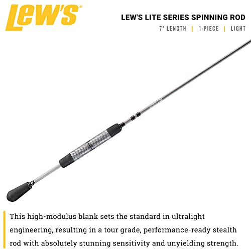 Lew's American Hero Tier 1 Casting Fishing Rod, HM50 Graphite Blank with Stainless Steel Guides, Split Grip EVA Handle, Multicam - size: 7'0", style: Light-power