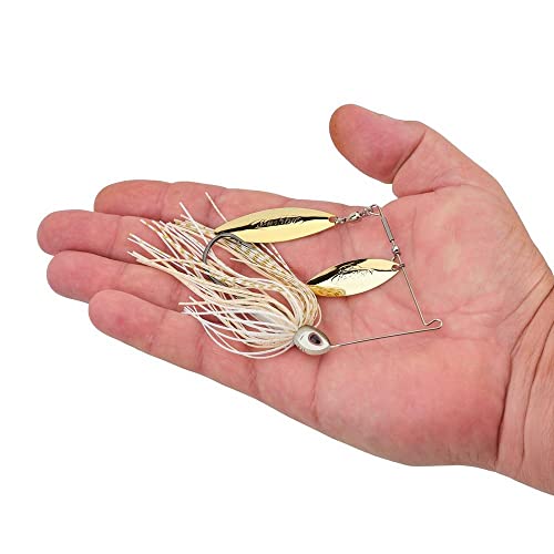 Berkley Power Blade Compact Fishing Spinnerbaits - color: Crypto/Gold + Gold, size: 3/4 oz - Willow Willow
