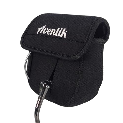Aventik Fishing Spinning Reel Cover Pouch, Fishing Reel Protective Case, Compatible with 3000-7000 Series Spinning Reels Storage, 3 Sizes Choices (1 PACK, S(UP to 3000)) - style: 1pack-s(up to 3000)