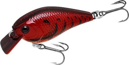 Lucky Craft LC 0.3 Squarebill Crankbait, Silent Fishing Lure for Bass Trout and Pike, Made in Japan, Freshwater Fishing Gear, Hard Bait Bass Lures - color: 505 All Spring Craw