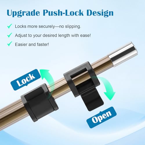 Cyfie Retractable Fishing Gaff, 4.8/6.6/7.8/9.4/16.4ft Telescopic Fishing Gaff with 8mm Screw, Capable for Fish Gig Spear Harpoon Hook, Ice and Saltwater Fishing Gaff Pole for Hunting Fish Frog Mole - color: Aluminum Alloy + 7.8 Feet Extending Pole