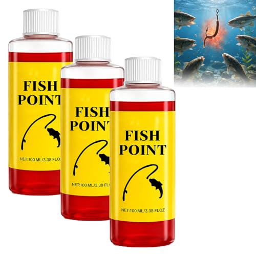 Concentrated Fish Attractant Liquid, 100ml Fish Attractant Liquid for Trout, Panfish and More, Panfish and More, Enhances Scent & Improves Biteresponse - color: 3PCS