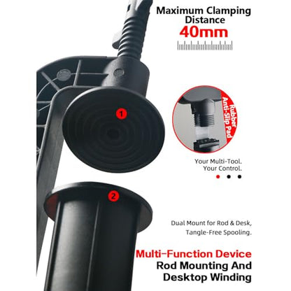 Portable Line Rewinder Tool Fishing Lines Winder Spooling Station for Quick Easy Loading Fishing Accessories Stable Spooler Machine