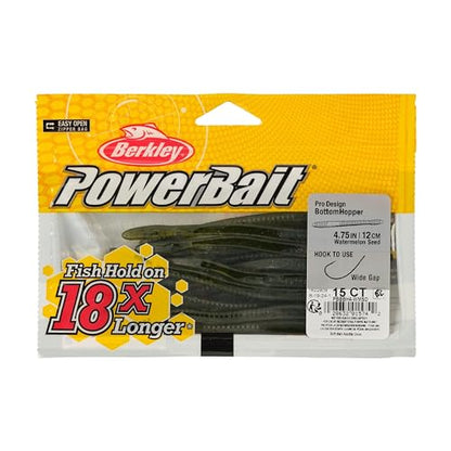 Berkley PowerBait Bottom Hopper Fishing Soft Bait - color: Watermelon Seed, size: 4 3/4"