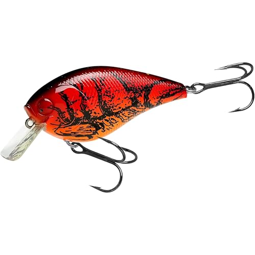 LUCKY CRAFT LC 2.5 Silent Crankbait Fishing Lures, 2-3/8” Squarebill Crankbait, Bass Lures, Floating 4ft Depth Hard Bait, Champion Freshwater Fishing Gear and Tackle Box Accessories - color: 137 TO Craw