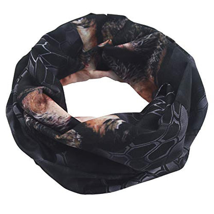 Obacle Neck Gaiter Face Mask Bandana for Dust Wind Sun Protection for Men Women - color: Beard Men With Cigar
