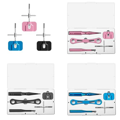 Spool Disassembling Wrench Reel Bearing Pin Remover Wheel Remover Tool Fishing Reel Ball Bearing Maintenance Aluminum Alloy Fishing Tool - color: Remover Black