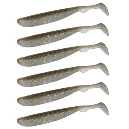 Duckett Fishing Subtle Tail Swimbait - color: Tennessee Shad Special, size: 3.8"