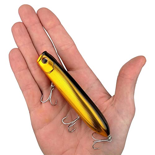 Berkley Cane Walker Saltwater Fishing Hard Bait - color: Black Gold, size: 4 3/10in - 110 (5/7 oz)