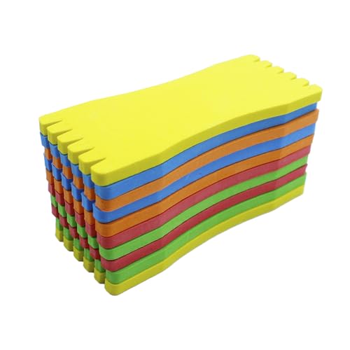 10pcs Fishing Leader Line Hook Holder,Fishing Line Foam Board Spool,Fishing Winding Board for Rigging