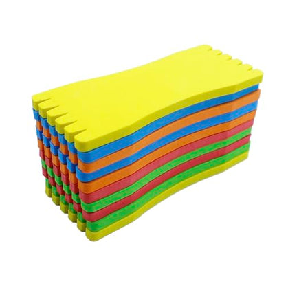 10pcs Fishing Leader Line Hook Holder,Fishing Line Foam Board Spool,Fishing Winding Board for Rigging