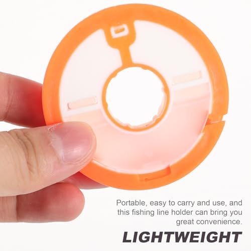 CLISPEED Portable Fishing Line Storage Box Fishing Reel Organizer Case PC Material Lightweight for Protecting for Travelling and Storing