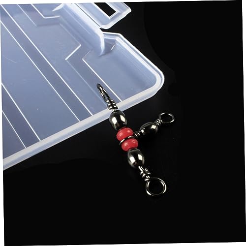 Hooks Fishing Ring Set 3-Way Swivels Sea Angling Tackle 10x3/4/5 Swivels Compact Storage