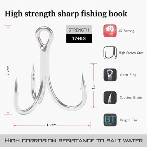 0.49oz/0.35oz Topwater Fishing Lures, 5 Pcs Fishing Lure Saltwater with Storage Box Jerkbait Crankbait Lures for Halibut & Striper Fishing Swimbait for Freshwater and Saltwater Bass Fishing - color: 10g