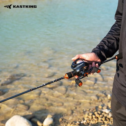 KastKing Zephyr Finesse Fishing Rods – BFS Baitcasting & Spinning Rods, IM6 Graphite, Extra Twin-Tip, 2pc & 3pc Travel Design, Ultra-Light Lure Casting, Stainless Steel Guides with Zirconium Rings - size: 6'3"- UL- Fast (2pcs+ Extra Tip), style: Bait Fine