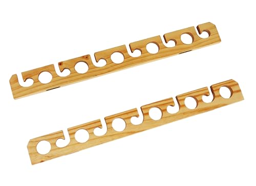 Old Cedar Outfitters Solid Pine Fishing Rod Rack for Wall and Ceiling Storage (Wall/Ceiling) - color: Ceiling/Wall