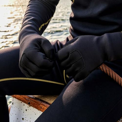 Neoprene Gloves, 3mm Anti-Slip Diving Gloves Waterproof Wetsuit Gloves for Scuba Fishing Kayaking Surfing Swimming - color: Black, size: Large