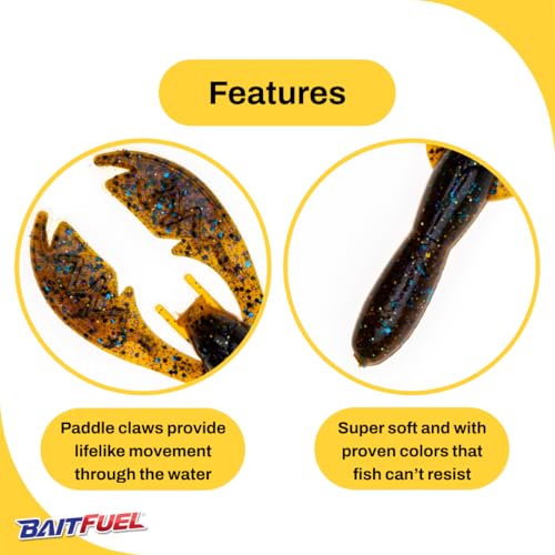 BAITFUEL Baby PACA Craw - color: Sungill