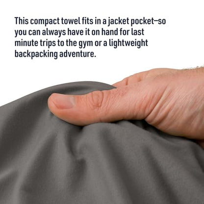 Sea to Summit Portable Pocket Towel for Camping, Gym, and Travel - color: Desert, style: Medium