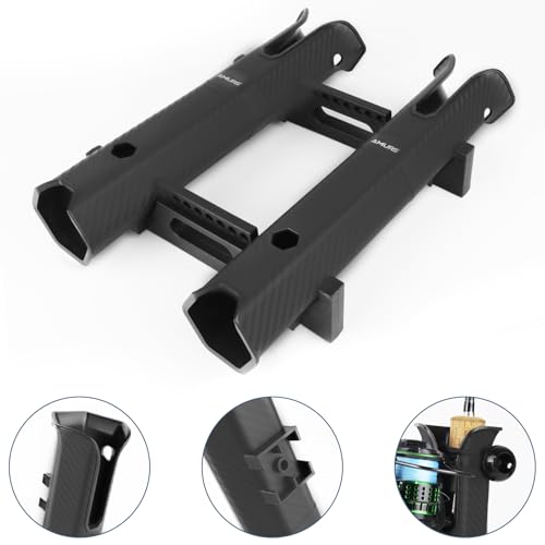 Fishing Rod Holder, Rod Holder Rack with 6-Inch Ball Bungee Cords and Screws – Portable Fishing Pole Holders Rack for Boats, Yachts, Kayaks, Garages, Coolers, Trailers, Trucks, and Wall Mounting