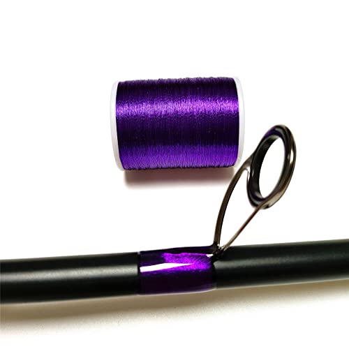 (8pcs*240yd) Kalavarma Rod Wrapping Thread for Fishing Rod Wrapping Thread Rod Building Repair - style: Metallic klm011