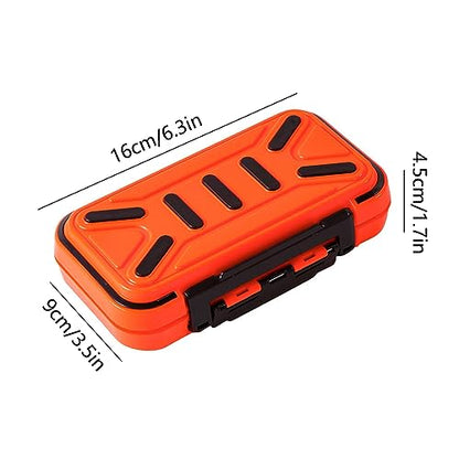 TopHomer Fishing Tackle Box, Waterproof Tackle Trays, Plastic Tackle Box Organizer with Removable Dividers Storage Lure Box for Lures - style: Small Grey