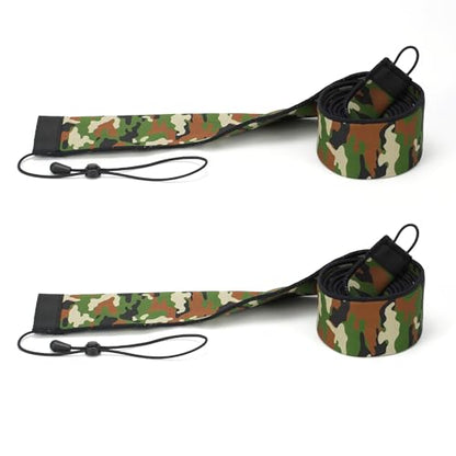 Neoprene Camo Fishing Rod Sleeves,Fishing Pole Sleeves,Fishing Rod Socks | UV Resistance,Puncture Resistant, Protect Casting, Spinning, Trolling Fishing Rods, Storage, tangled-free,75in,68in,60in - color: 2-Deep Green Camo, size: 60"