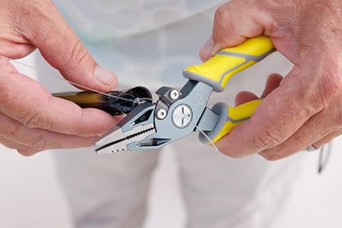 danco 6.5" Aluminum Fishing Karl Plier,w Sheath, Fishing Line, Saltwater Safe, Fresh/Saltwater Fishing