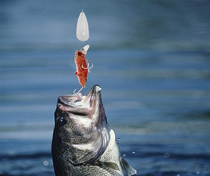 3D Eyes Artificial Crankbait Fishing Lures Kit Jerkbaits for Bass Lures - color: 5pcs grasshopper fat hardbait lures with bill