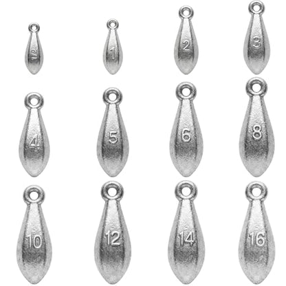 Bank Sinkers Fishing Weights, No-Roll Hexagonal, Surf & Catfish Saltwater - style: 1/2 Ounce-15pcs