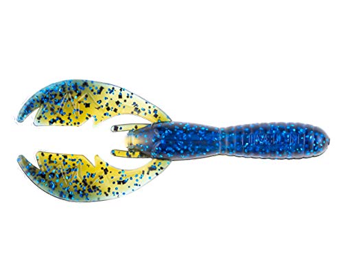 NetBait Paca Craw Soft Plastic Crawfish Lure Hollow Body Bass Fishing Plastic Bait - color: Okeechobee Craw, style: Paca Craw