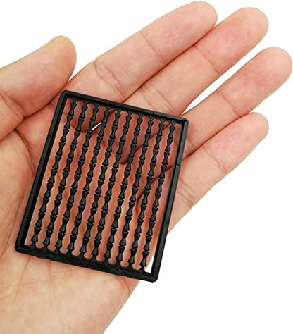 752/1000 Pcs Carp Fishing Hair Rig Extender Boilie Bait Stops Boilie Stopper Carp Fishing Tackle - color: Black(1000pcs)