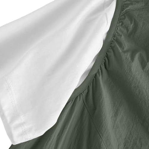 Fishing Vest - Fishing Vests for Men Lightweight Waterproof Zip Up Sleeveless Utility Jackets Outwear with Multi Pockets - color: 01# Army Green, size: Medium