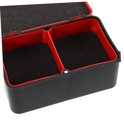 2pcs Double Layer Breathable Bait Storage Box with Handle Leakproof Plastic Fishing Tackle Container for Freshwater and Saltwater Portable Live Worm Holder for Extended Freshness