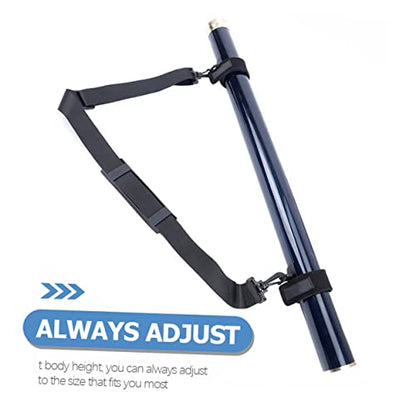 DECHOUS 1Set Creative Fishing Rod Fixed Band Adjustable Shoulder Strap for Comfortable Carrying Fishing Supply for Fishermen Easily Folds for Convenience