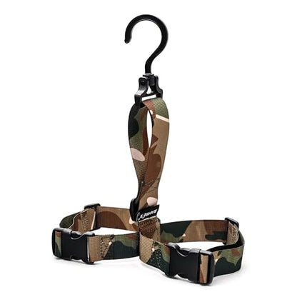 SAMSFX Fishing Wader Boot Hanger Adjustable Strap for Storage Drying - color: Camo Straps and Plastic Hook
