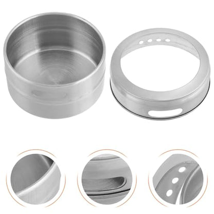 SUPVOX Stainless Steel Fishing Bait Box for Maggots and Portable Multi-Function Storage Case Durable Container for Outdoor Fishing Supplies