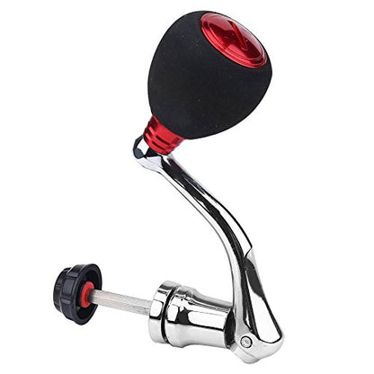 Fishing Reel Handle Rocker Arm Grip for Spinning Fishing Reel Baitcasting Handle Replacements for Abu Series 2000/3000/ 4000/5000/ 6000 (Red- Large for 4000 & 5000 & 6000)