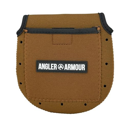 Angler Armour Spinning Reel Cover, Fishing Reel Case, Neoprene Reel Pouch, Spinning Reel Sleeve, Protective Sleeve For 1000, 2000, 3000, 3500 Series Reels, Marsh Brown - color: Marsh Brown