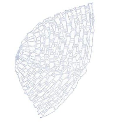 Large Clear Invisible Soft Rubber Landing Net Replacement Mesh for Fly Fishing – Snag-Proof, Fish-Friendly, Lightweight and Portable