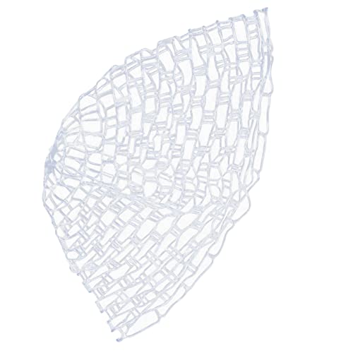 TOPINCN Fishing Landing Net, Trout Fishing Catch and Release Soft Rubber Mesh Fly Rubber Fishing Mesh Fishing Net Replacement - size: 120CM