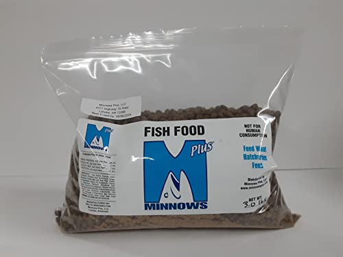 Minnow Fish Food Pellets (3 Pound) - size: 3 Pound Bag