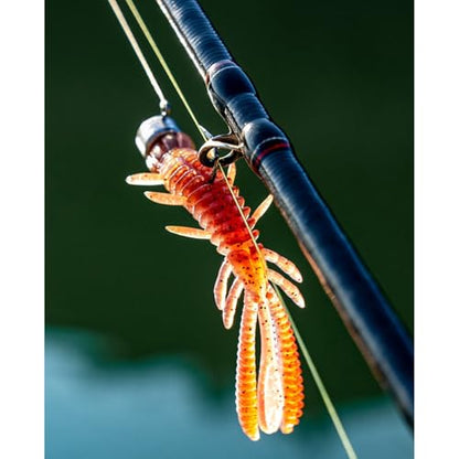 15PCS Soft Fishing Crawfishes Lure Lobsters Baits Crayfishs Lure Shrimp Baits Artificial Lure Swimbait for Outdoor Fishi