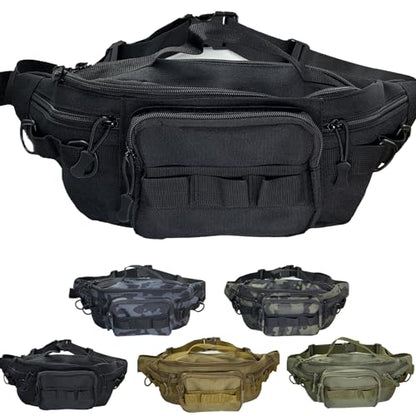 Fishing Fanny Pack for Men -Fishing Fanny Pack-Lightweight and Fishing Sling Pack - color: balck2