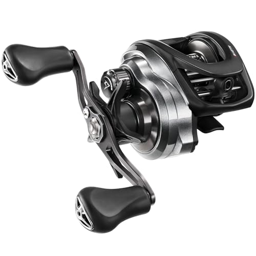 Piscifun Alloy M2 Baitcaster Reel, 7.6:1 Low Profile Baitcasting Reel with Mag-Bowl™ Brake, Aluminum Frame, AirBlade™ Side Cover, 6.3oz Lightweight Body, 18LB Drag, 10+1 Sealed Bearings - style: Right Hand Retrieve
